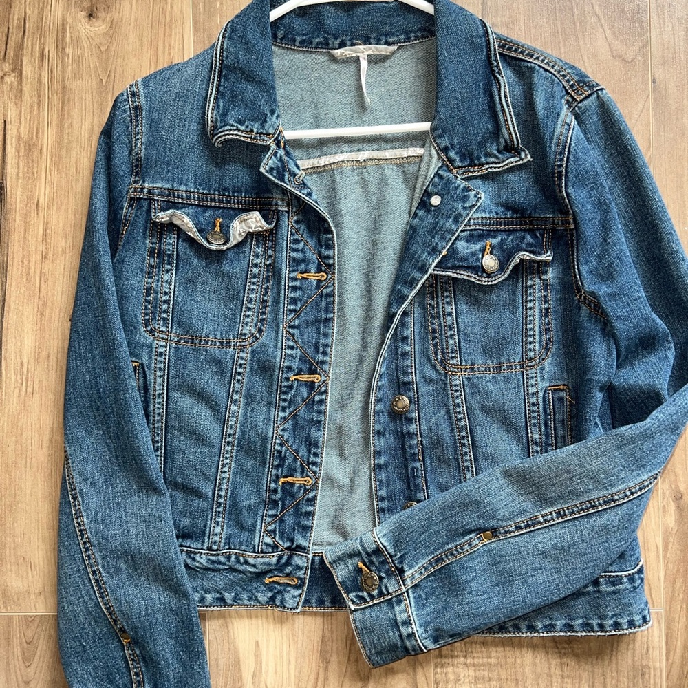 Free people Jean jacket.